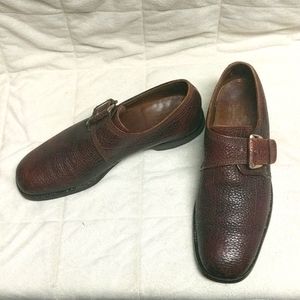 FLORSHEIM IMPERIAL PEBBLED LEATHER SLIP ON